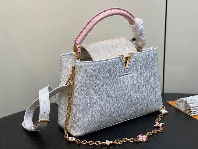 Louis Vuitton Capucines MM M22674 white