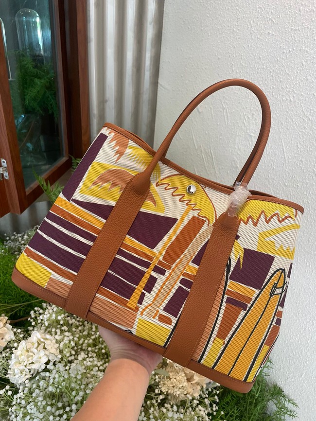 Hermes Garden Party Tote Bags Leather H55698-4