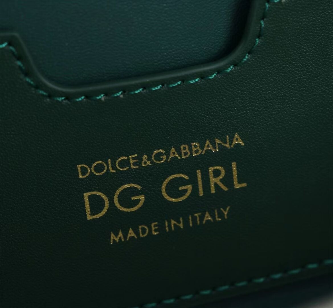 Dolce & Gabbana leather Shoulder Bag G6504 green