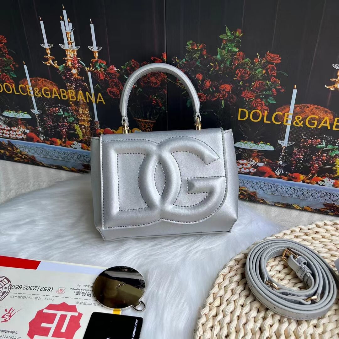 Dolce & Gabbana leather bag G6002 silver