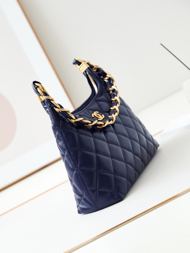 Chanel 24A HOBO HANDBAG AS4923 Royal