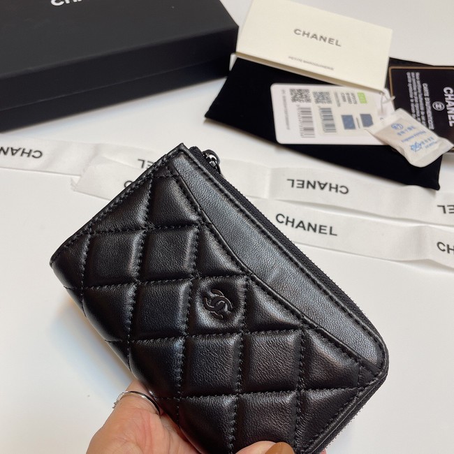 Chanel CLASSIC CARD HOLDER AP3179-6 BLACK