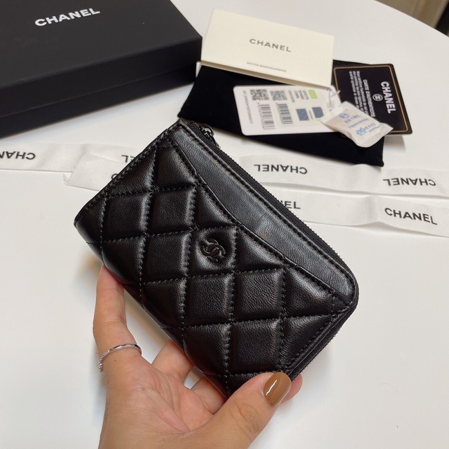 Chanel CLASSIC CARD HOLDER AP3179-6 BLACK