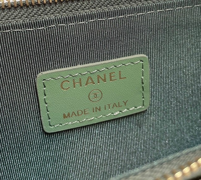 Chanel CLASSIC CARD HOLDER AP3179 green