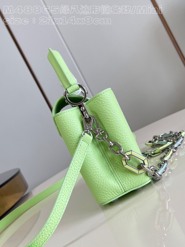 Louis Vuitton Capucines Mini M23456 green