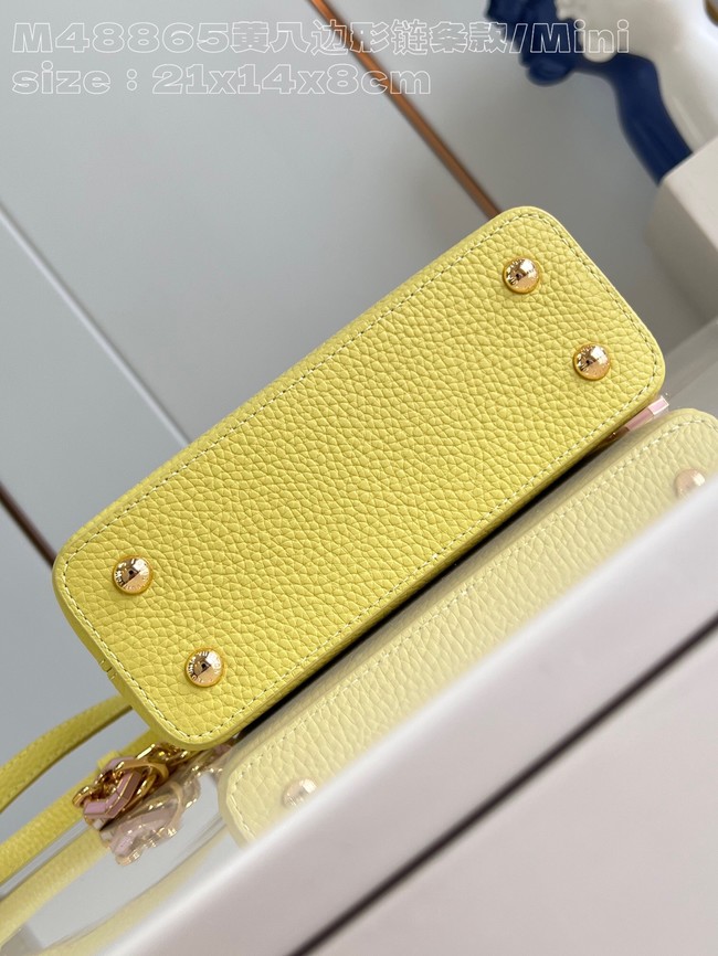 Louis Vuitton Capucines Mini M23456 yellow