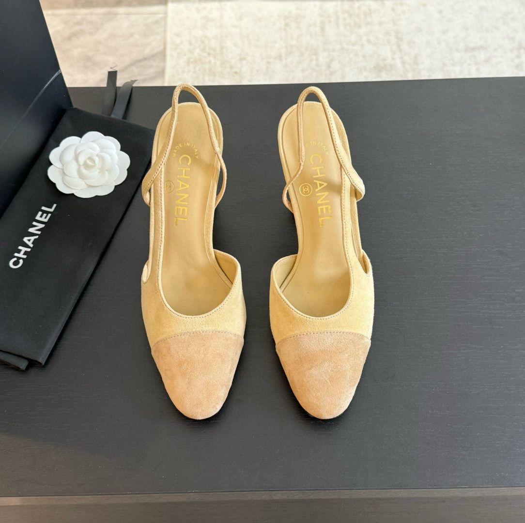 Chanel Sandal 95MM Hight Heels Shoes C50223 Lemon