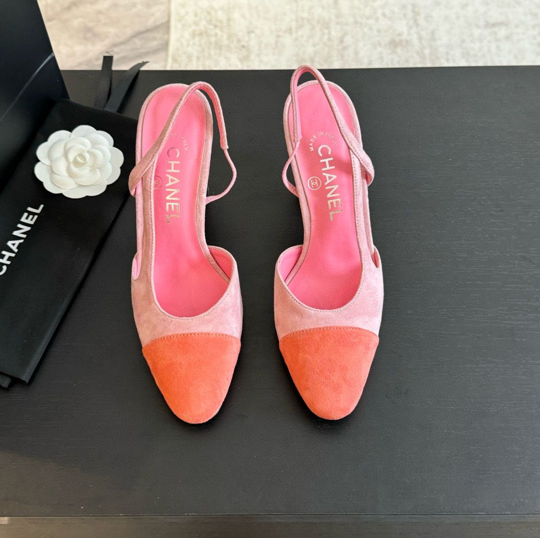 Chanel Sandal 95MM Hight Heels Shoes C50223 Peach