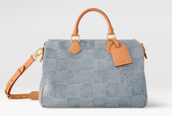 Louis Vuitton Speedy 40 Bandouliere N40701 Blue