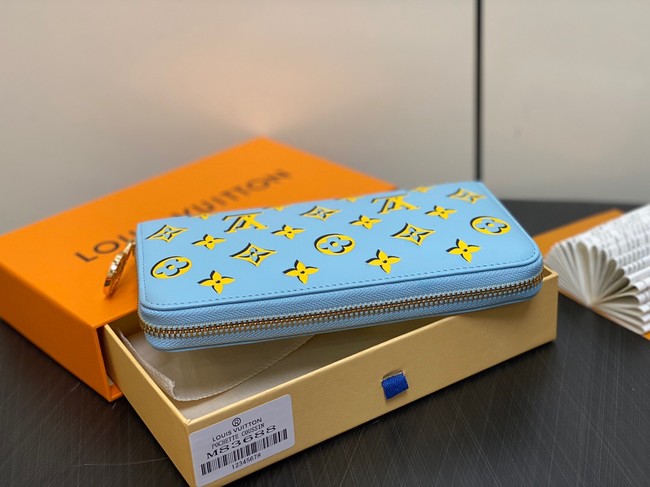 Louis Vuitton Zippy Wallet M83505 Baby Blue