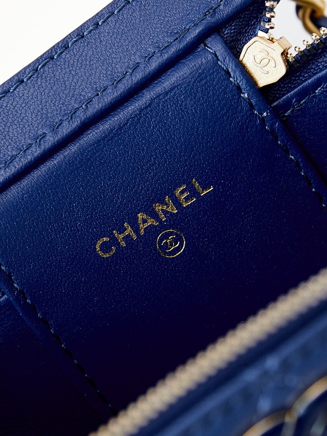 CHANEL CLUTCH WITH CHAIN AP3941 dark blue