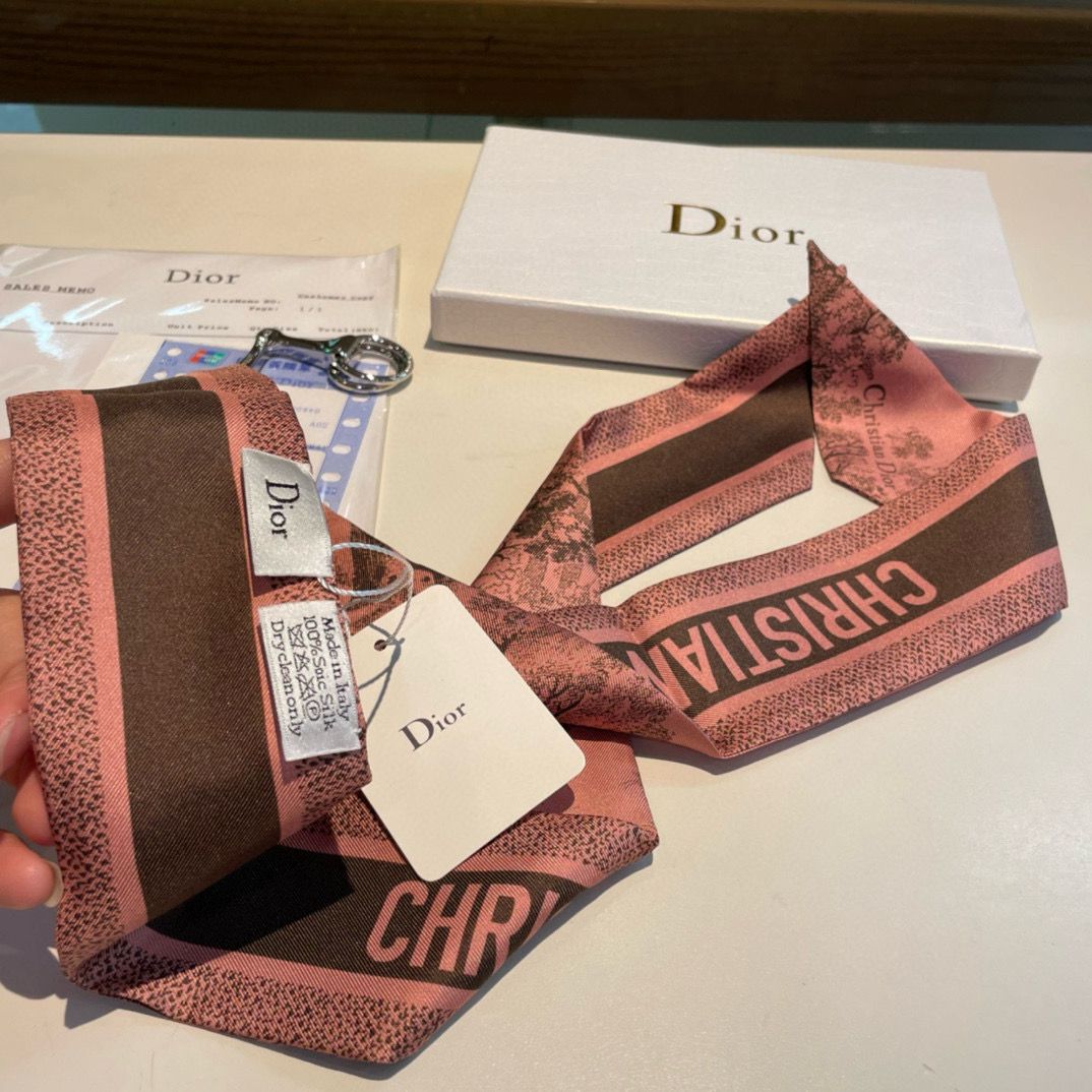 Dior Scarf D3098 Pink