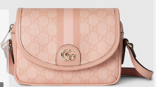 Gucci OPHIDIA GG MINI SHOULDER BAG 772239 Dusty pink