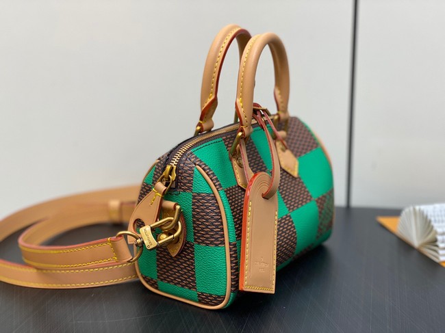 Louis Vuitton Speedy 18 Bandouliere Damier Pop N40595 green