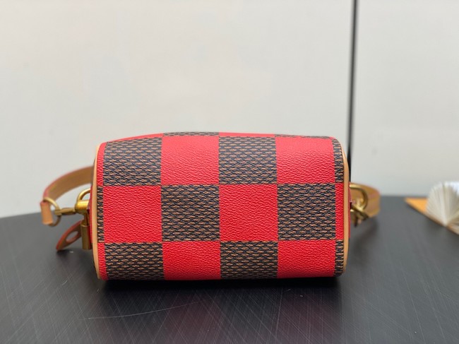 Louis Vuitton Speedy 18 Bandouliere Damier Pop N40611 red