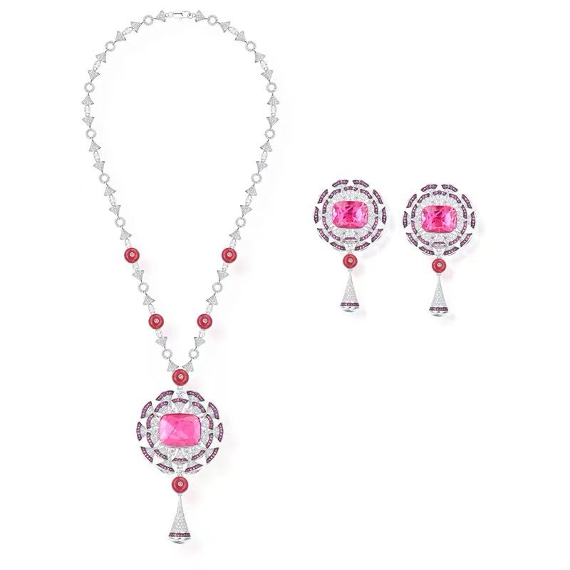 BVLGARI NECKLACE&Earrings CE14889