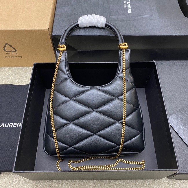 Saint Laurent SADE HOBO IN LAMBSKIN 793608 black