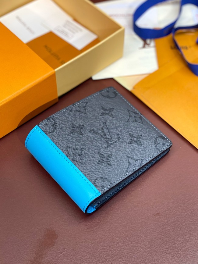 Louis Vuitton CUSTOMIZABLE Multiple Wallet M61695  black&blue