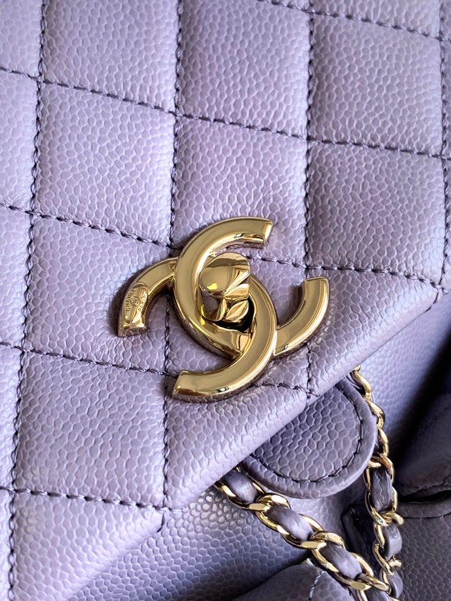 Chanel BACKPACK Calfskin & Gold-Tone Metal AS4398 Light Purple