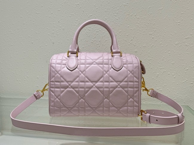 Dior Groove 25 Bag pink Macrocannage Calfskin M1365UB