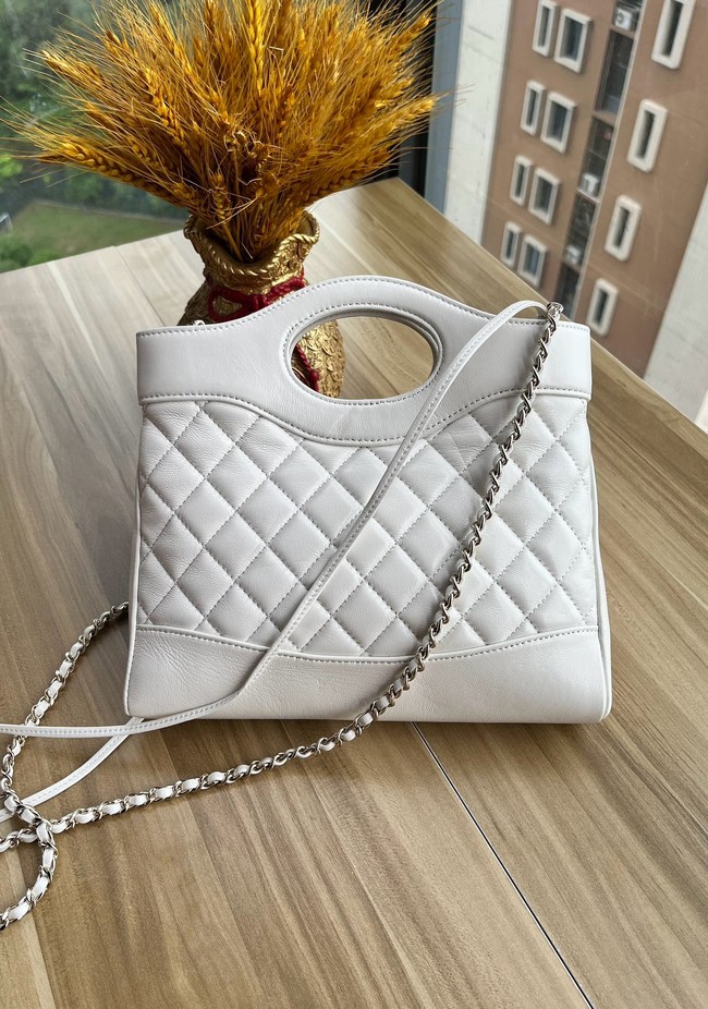 CHANEL 31 MINI SHOPPING BAG AS4133 white