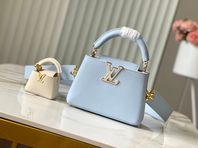 Louis Vuitton Capucines Mini M24574 light blue