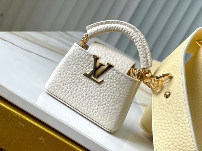 Louis Vuitton Capucines BB M24575 light yellow