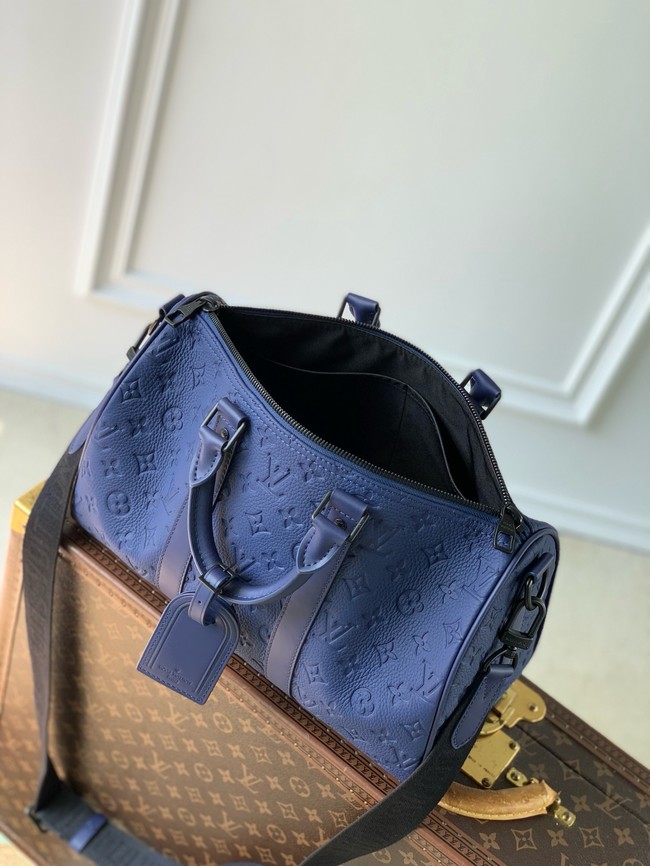 Louis Vuitton Keepall Bandouliere 50 M11691 sapphire-blue