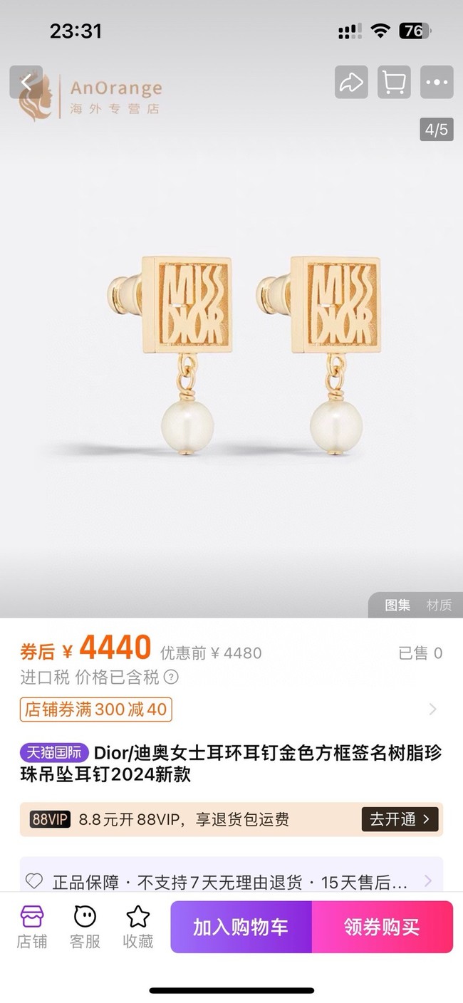 Dior Earrings CE15052