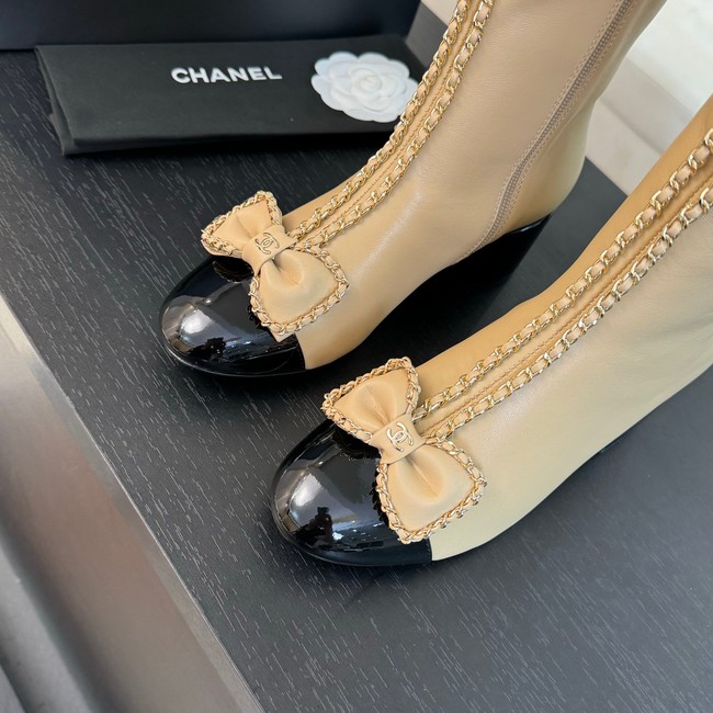 Chanel HIGH BOOTS Lambskin heel 5.5CM 55206-1