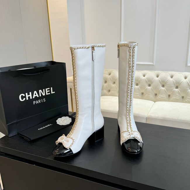 Chanel HIGH BOOTS Lambskin heel 5.5CM 55206-2