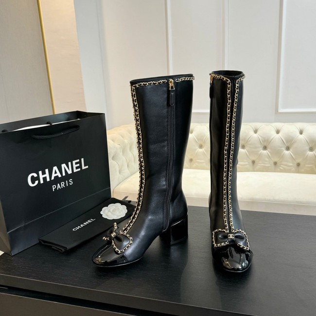 Chanel HIGH BOOTS Lambskin heel 5.5CM 55206-3