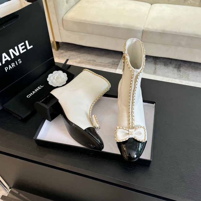 Chanel SHORT BOOTS Lambskin heel 5.5CM 55206-4