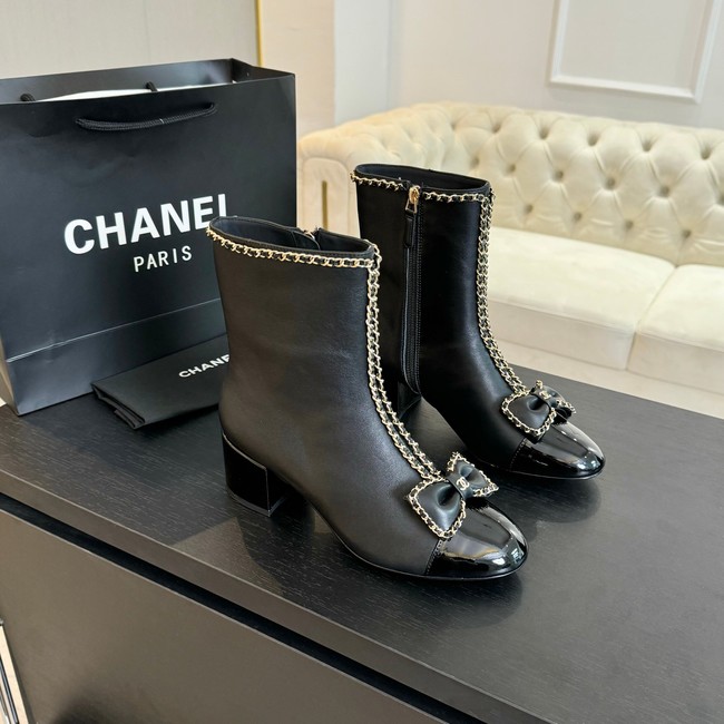 Chanel SHORT BOOTS Lambskin heel 5.5CM 55206-5