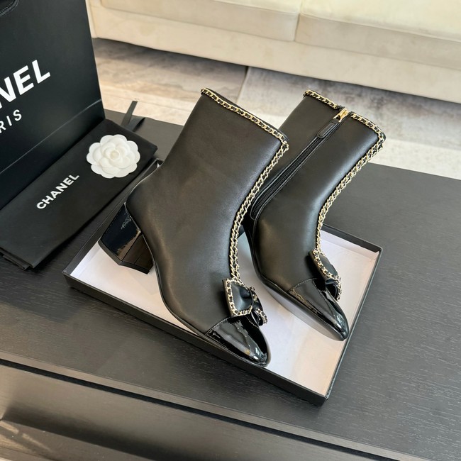 Chanel SHORT BOOTS Lambskin heel 5.5CM 55206-5