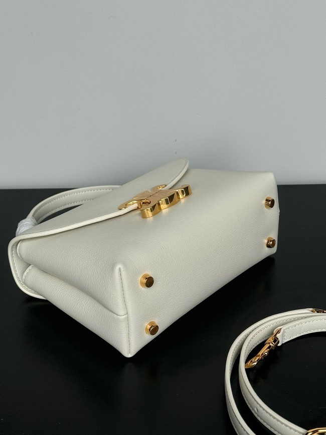 CELINE TEEN NINO BAG IN PATENT CALFSKIN 118113 white