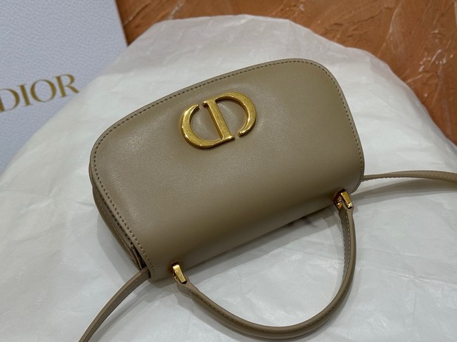 Dior Small 30 Montaigne Avenue Top Handle Bag Ribbed Calfskin M9370UNQ Khaki