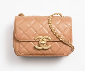 CHANEL MINI FLAP BAG AS5026 Dark Beige