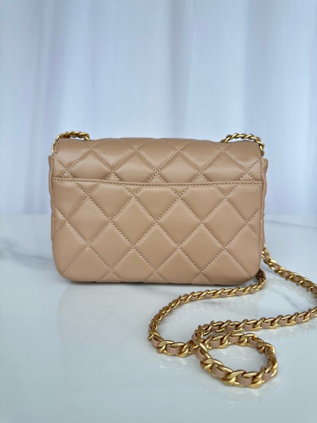 CHANEL MINI FLAP BAG AS5026 Dark Beige