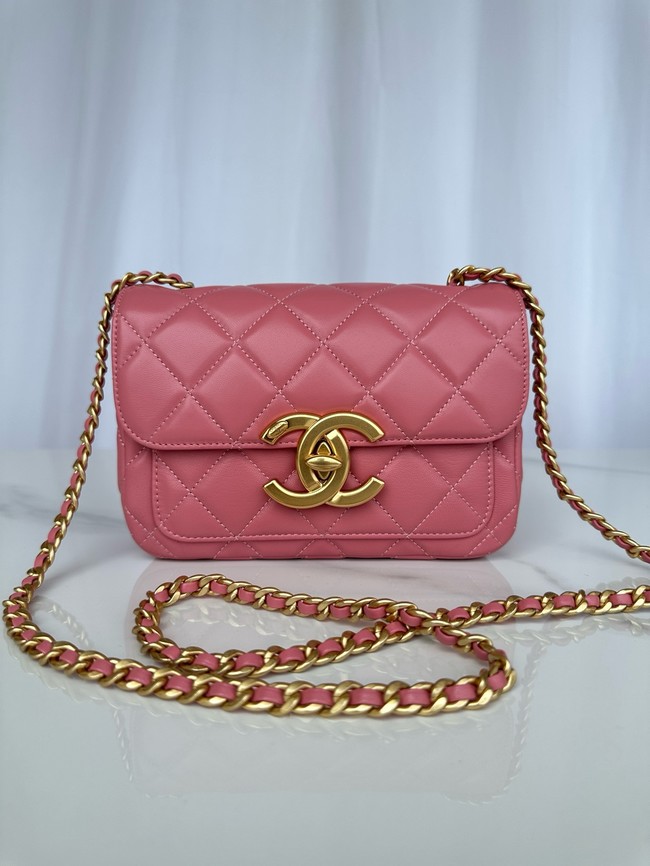 CHANEL MINI FLAP BAG AS5026 Pink