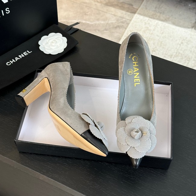 Chanel Shoes Heel height 8 cm Lambskin 55218-2