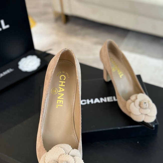 Chanel Shoes Heel height 8 cm Lambskin 55218-4