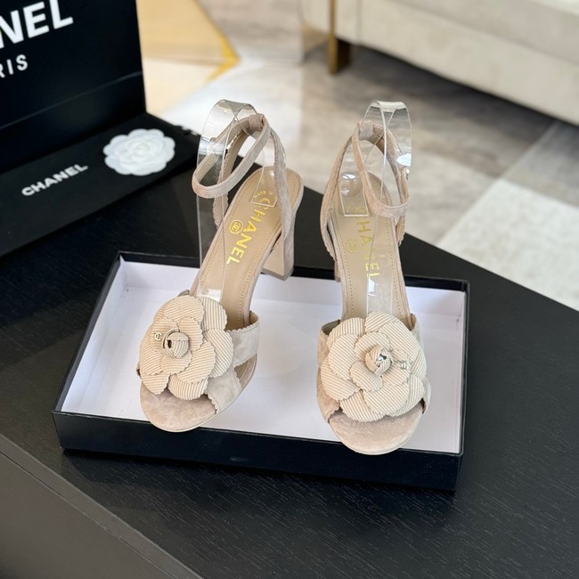 Chanel Shoes Heel height 8 cm Lambskin 55220-2