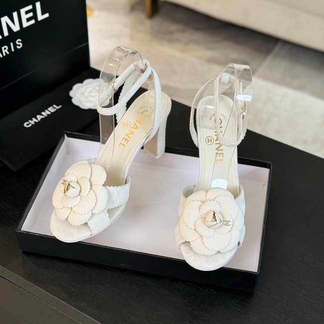 Chanel Shoes Heel height 8 cm Lambskin 55220-3