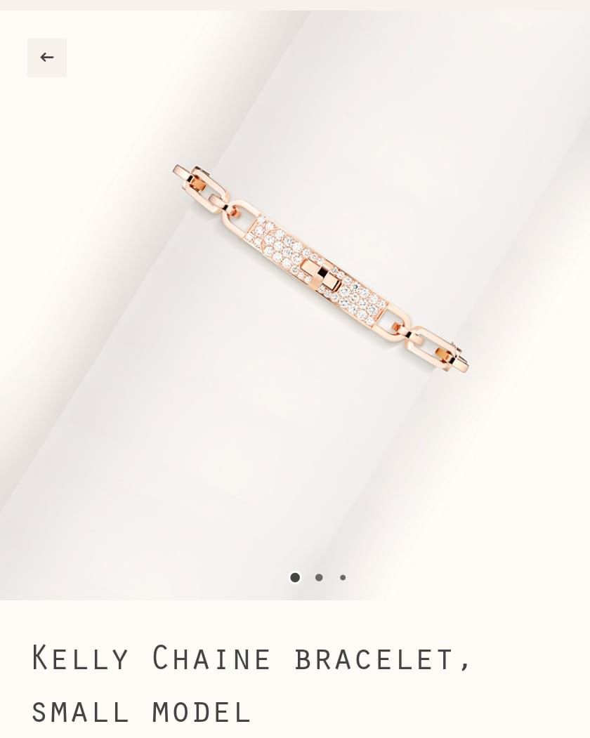 Hermes Kelly Chaine Bracelet Small Model KL30940