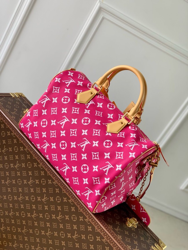 Louis Vuitton NEW Speedy P9 Bandouliere 25 M11561 Fuchsia