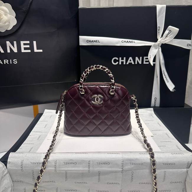 CHANEL MINI SHOPPING BAG AS5131 Burgundy