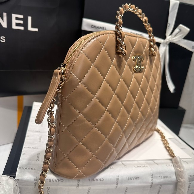 CHANEL SMALL SHOPPING BAG AS3969 Dark Beige