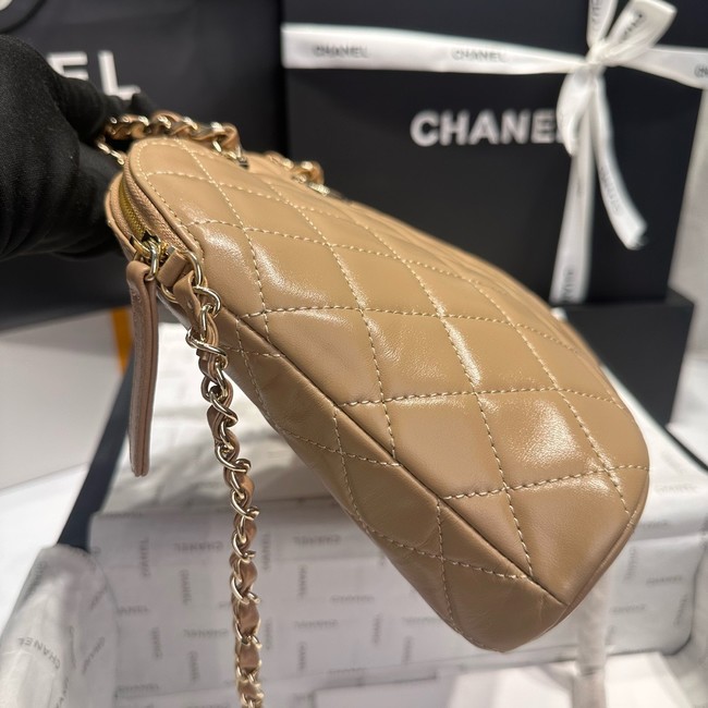 CHANEL SMALL SHOPPING BAG AS3969 Dark Beige