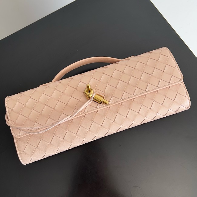 Bottega Veneta Long Clutch Andiamo With Handle 741511 pink